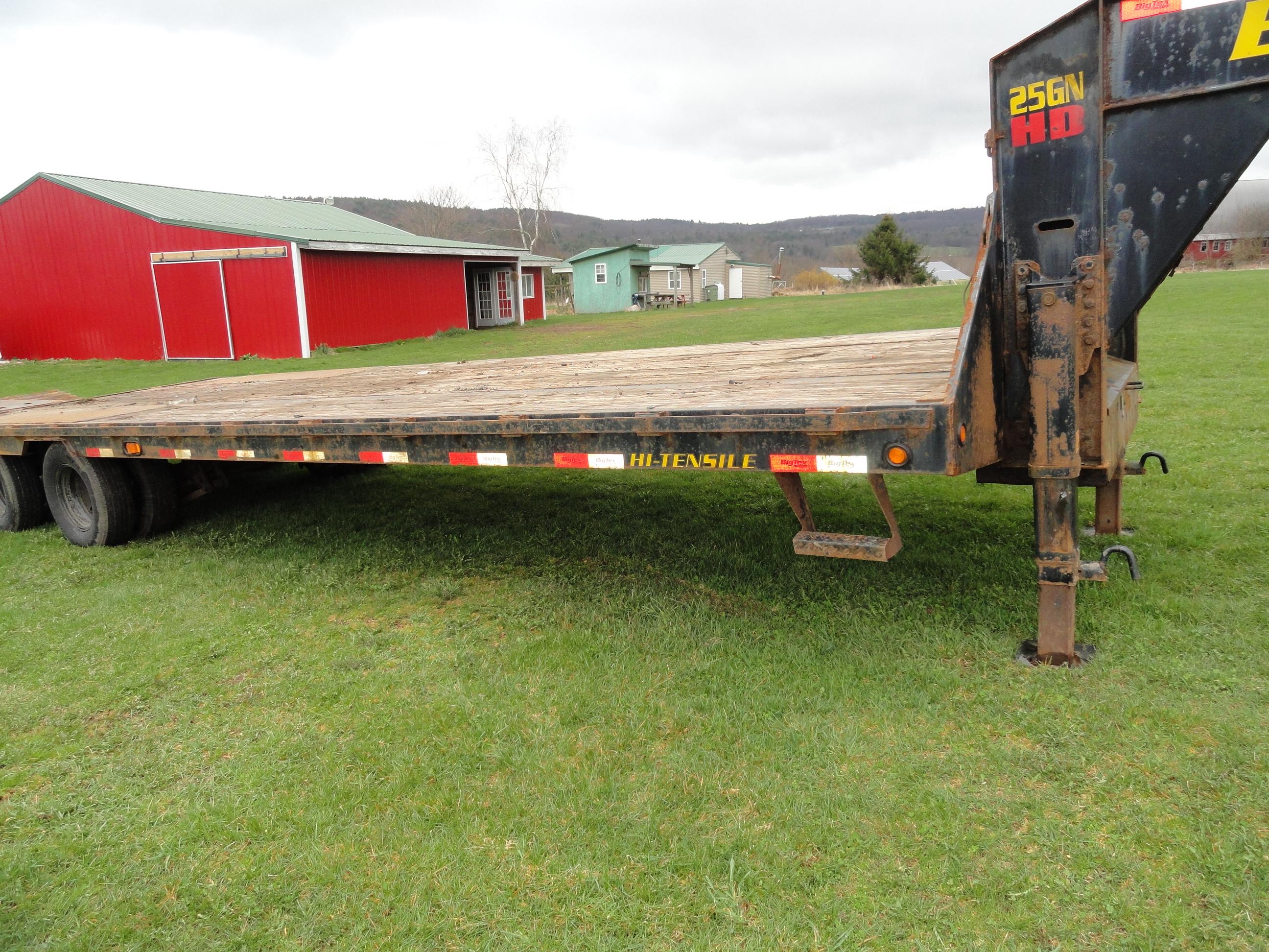 Big Tex GN25 gooseneck trailer