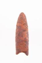 Sale Highlight* An Outstanding 4" Clovis Made of Pennsylvania Jasper *Davis COA - Grade 10*.