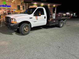 2004 Ford F350 flat bed truck