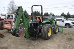 John Deere 4520 backhoe