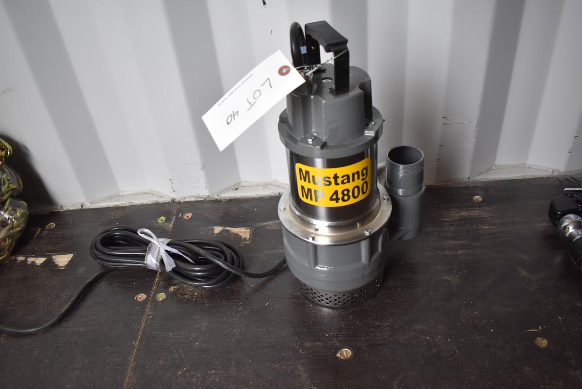 New Mustang MP4800 submersible pump