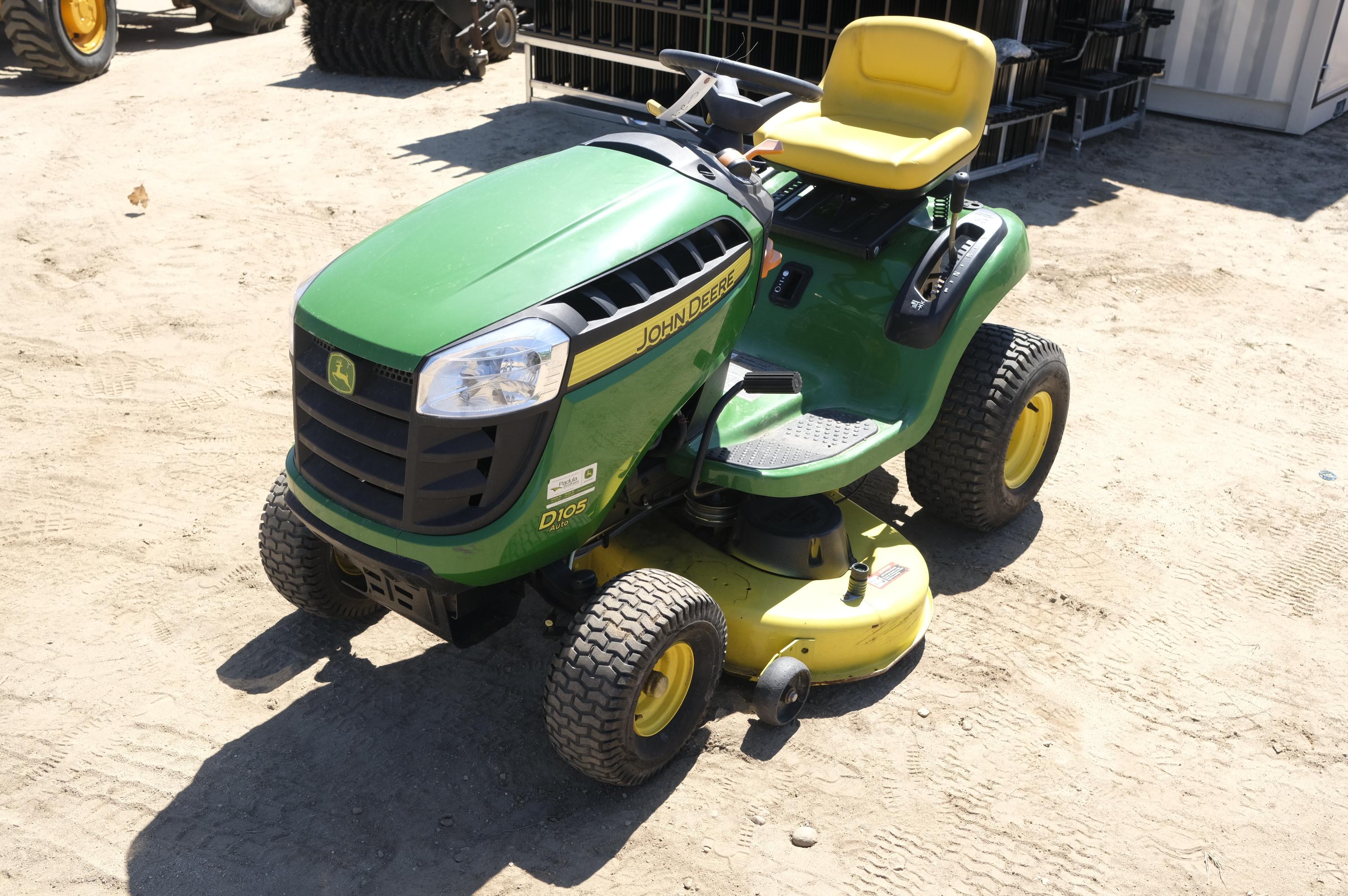 John Deere D105 riding lawn mower