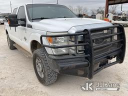 (Alvin, TX) 2012 Ford F250 4x4 Crew-Cab Pickup Truck Runs & Moves)  (Check Engine Light Is On, Minor