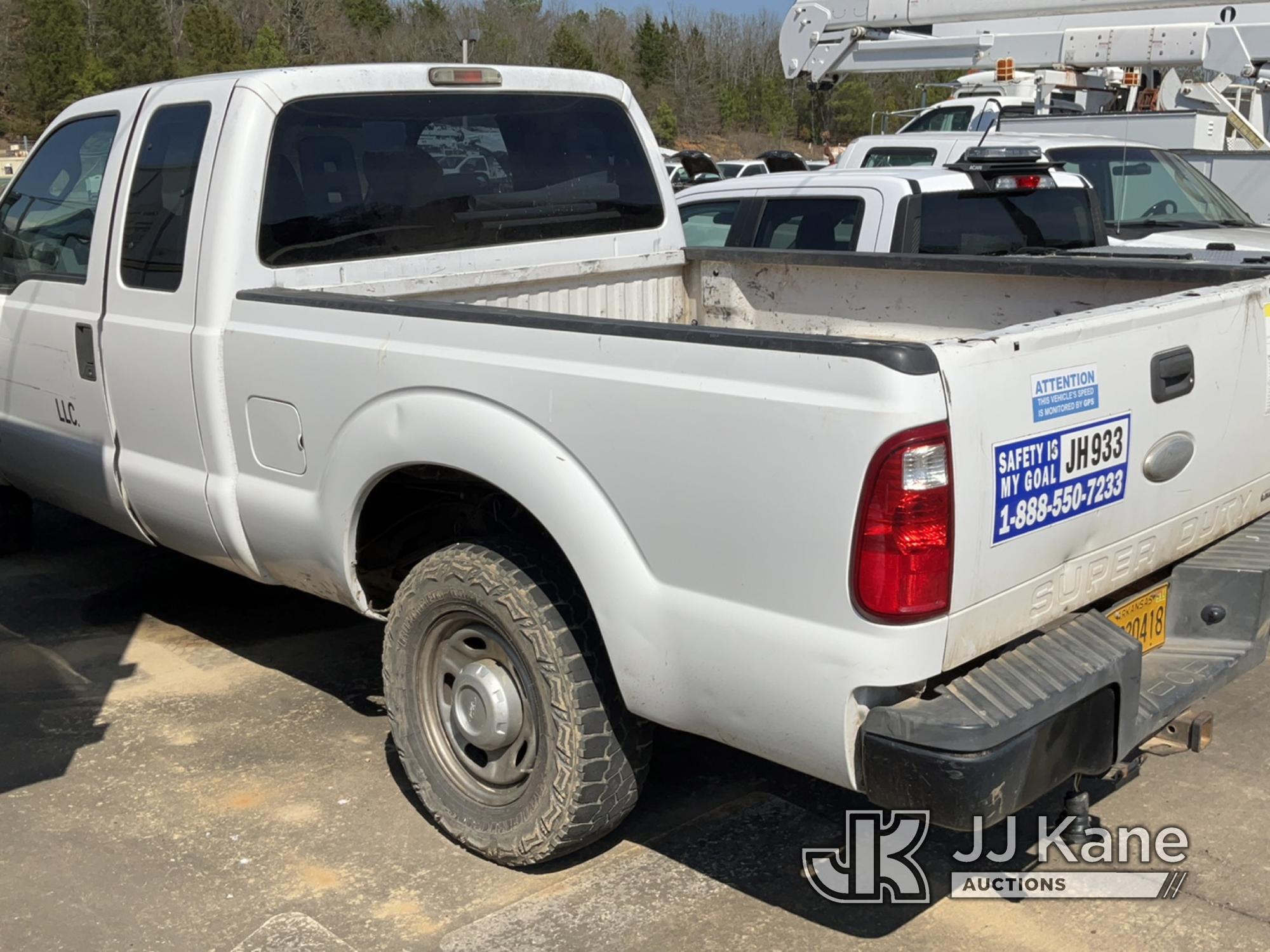 (Conway, AR) 2012 Ford F250 4x4 Extended-Cab Pickup Truck Non Running) (Condition Unknown No Power T