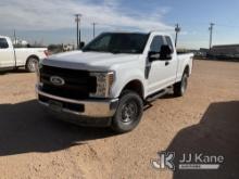 2019 Ford F250 4x4 Extended-Cab Pickup Truck Runs & Drives) (Jump To Start, Tailgate Does Not Open