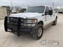 2012 Ford F250 4x4 Crew-Cab Pickup Truck Runs & Moves)  (Check Engine Light Is On, Minor Scrapes In 