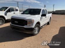 2021 Ford F150 4x4 Extended-Cab Pickup Truck Starts, Runs and Moves) ( Per Seller, Frame Damage on f