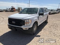 (Odessa, TX) 2021 Ford F150 4x4 Extended-Cab Pickup Truck Runs & Drives) (Passenger Side Step Rail R