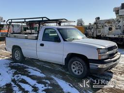 (Joplin, MO) 2005 Chevrolet Silverado 1500 Pickup Truck Runs & Moves) (Rust/Body Damage) (Flat Tires