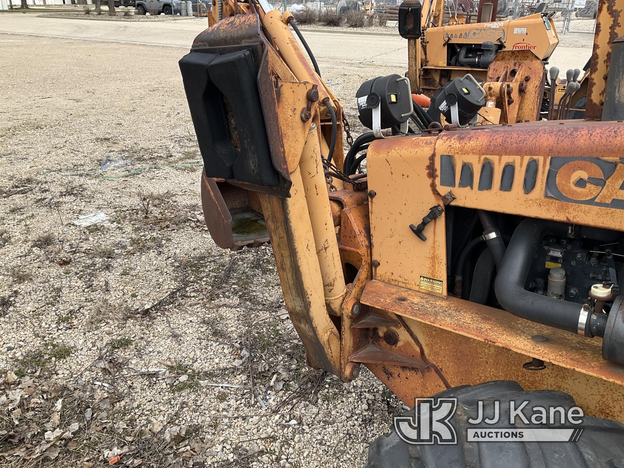 (Sun Prairie, WI) 1984 Case DH4 Rubber Tired Cable Plow No Crank, Does Not Start, Does Not Run, Does