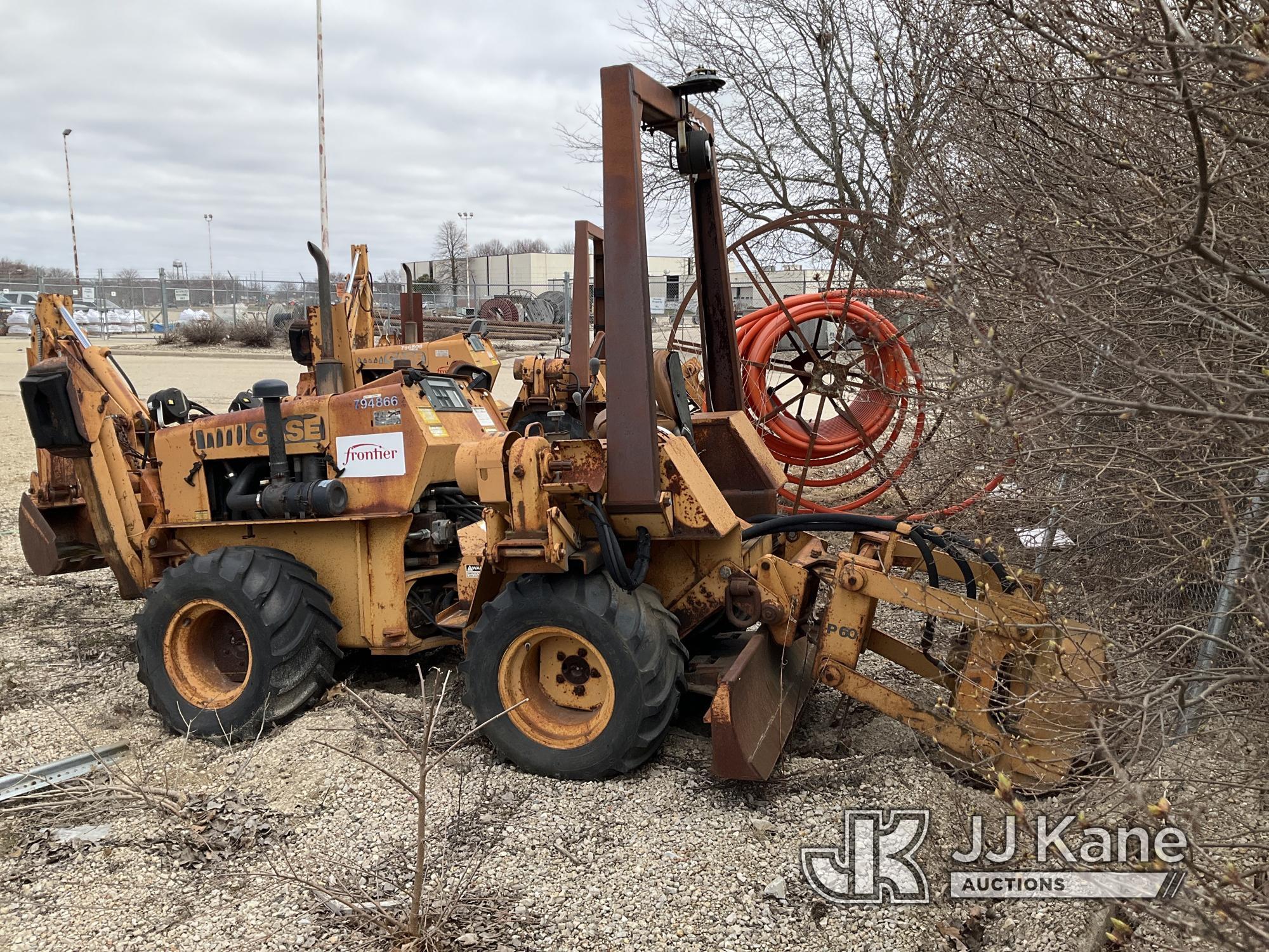 (Sun Prairie, WI) 1984 Case DH4 Rubber Tired Cable Plow No Crank, Does Not Start, Does Not Run, Does