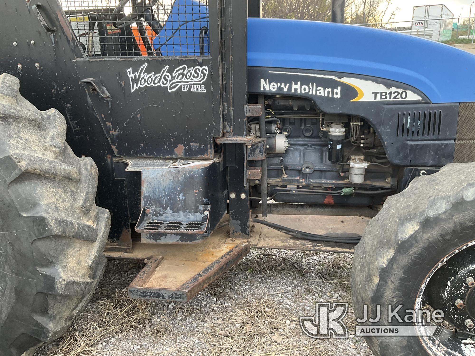 (Oklahoma City, OK) 2005 New Holland TB120 Utility Tractor Runs & Moves) (Jump To Start) (Per Seller