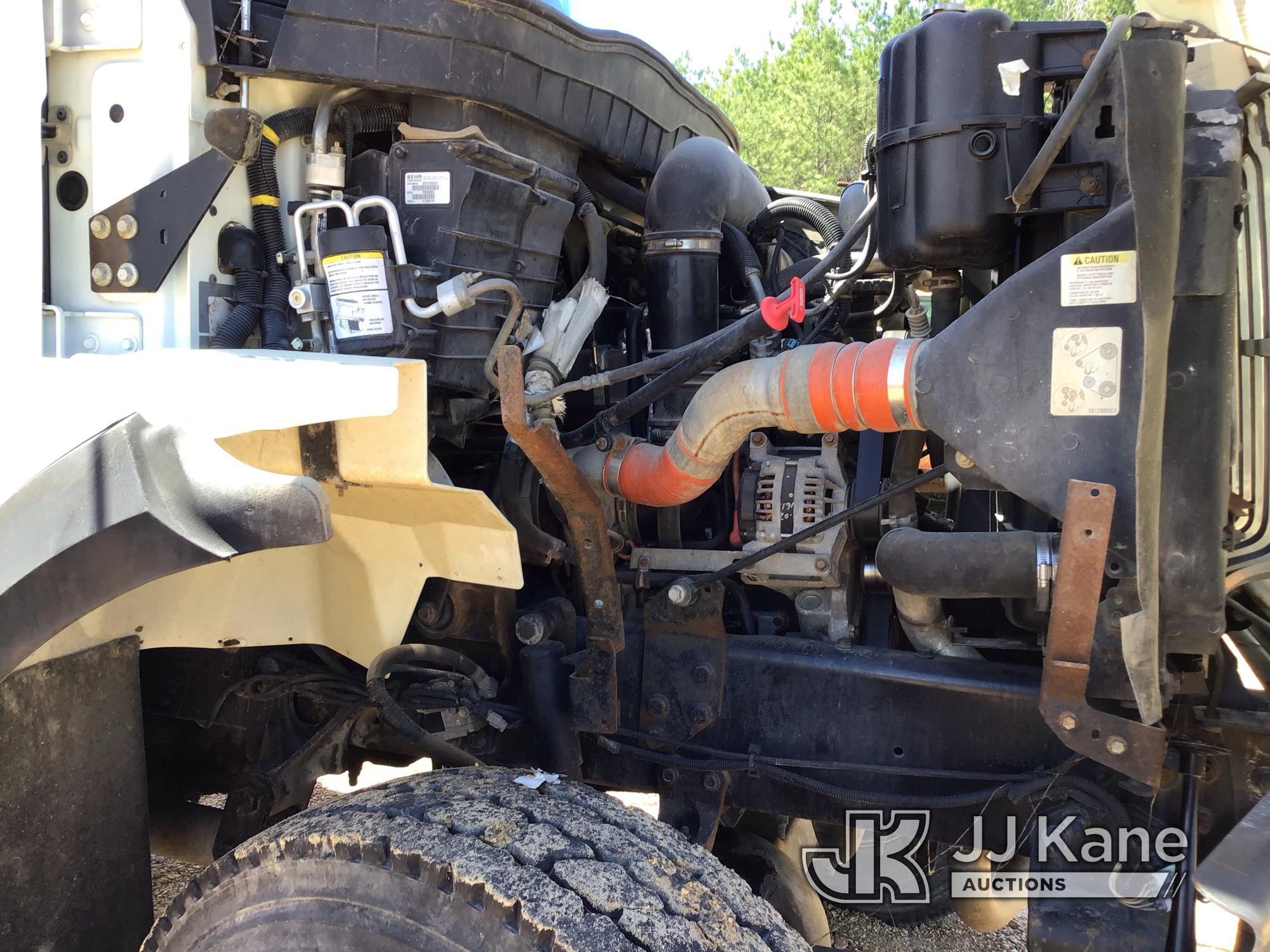 (Byram, MS) Altec DM47-TR, Digger Derrick rear mounted on 2011 International 7400 4x4 Utility Truck