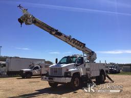 (Byram, MS) Altec DM47-BR, Digger Derrick rear mounted on 2005 Chevrolet C7500 Flatbed/Utility Truck