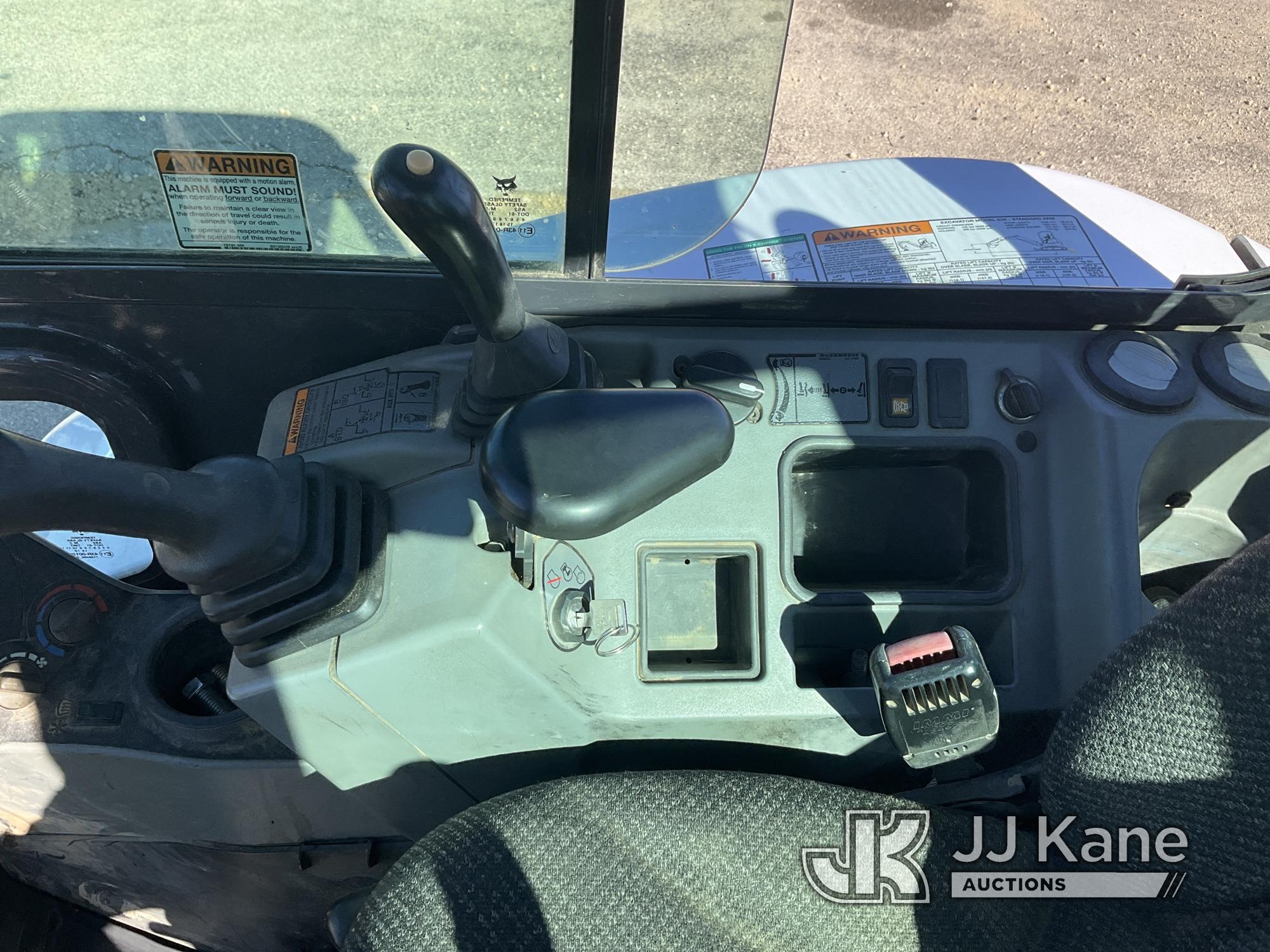 (South Beloit, IL) 2014 Bobcat E35 Mini Hydraulic Excavator Runs, Moves & Operates