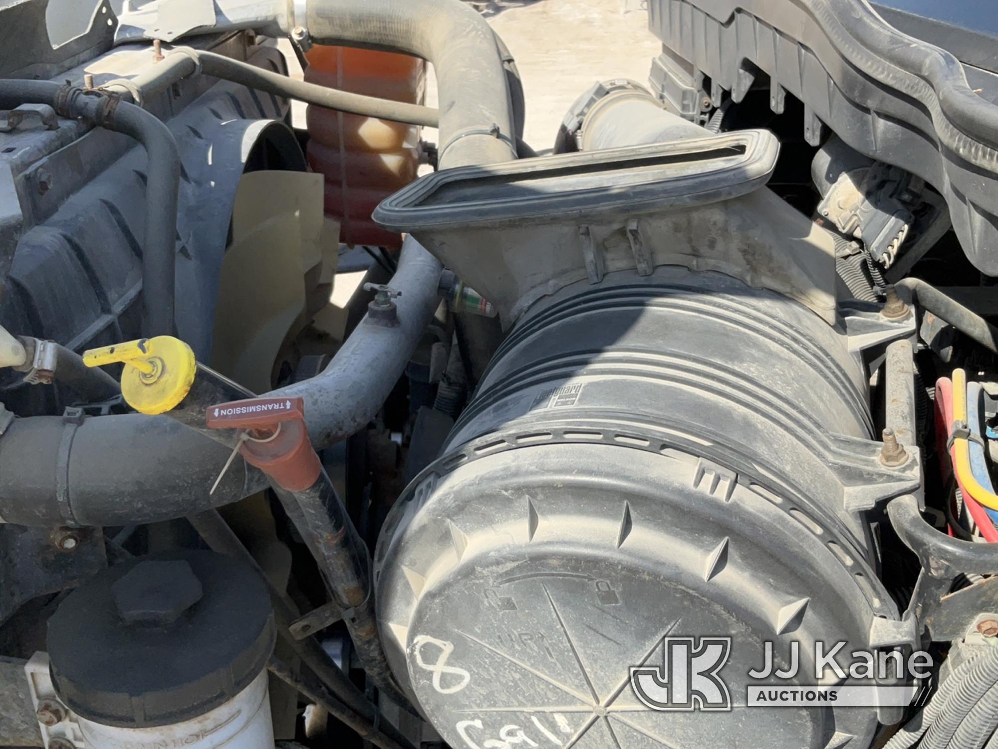 (Des Moines, IA) Altec D4065A-TR, Digger Derrick rear mounted on 2012 International 7400 6x6 Flatbed