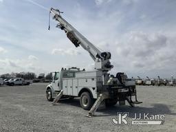 (Hawk Point, MO) Altec DM47B-TR, Digger Derrick rear mounted on 2017 Freightliner M2106 Utility Truc