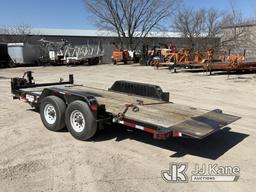 (Des Moines, IA) 2005 Felling FT-12 T/A Tagalong Equipment Trailer, Trailer 24ft x 8ft 5in Deck 15ft