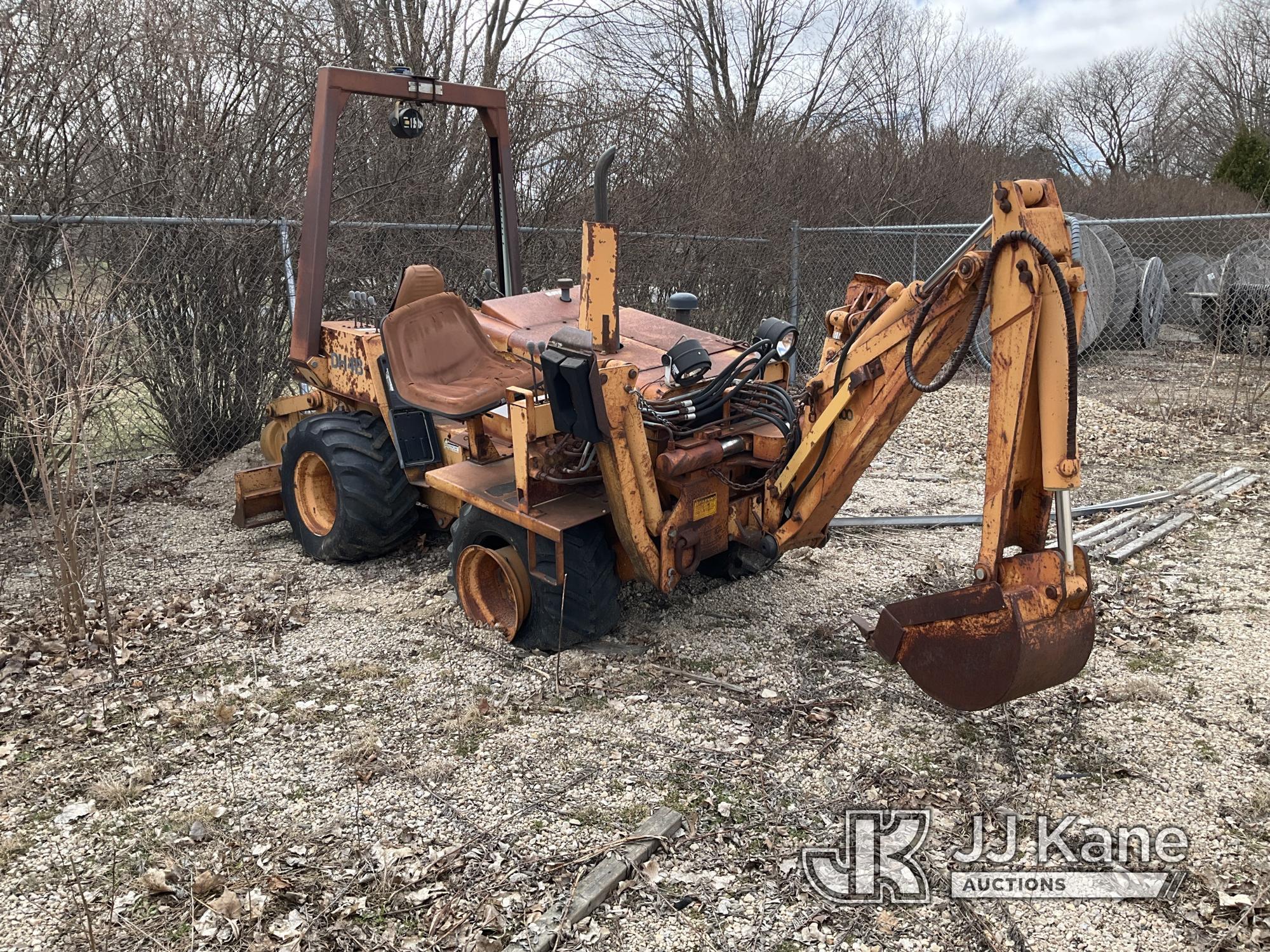 (Sun Prairie, WI) 1984 Case DH4 Rubber Tired Cable Plow No Crank, Does Not Start, Does Not Run, Does