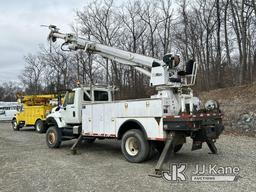 (Shrewsbury, MA) Altec DM47-TR, Digger Derrick rear mounted on 2008 International 7300 4x4 Utility T