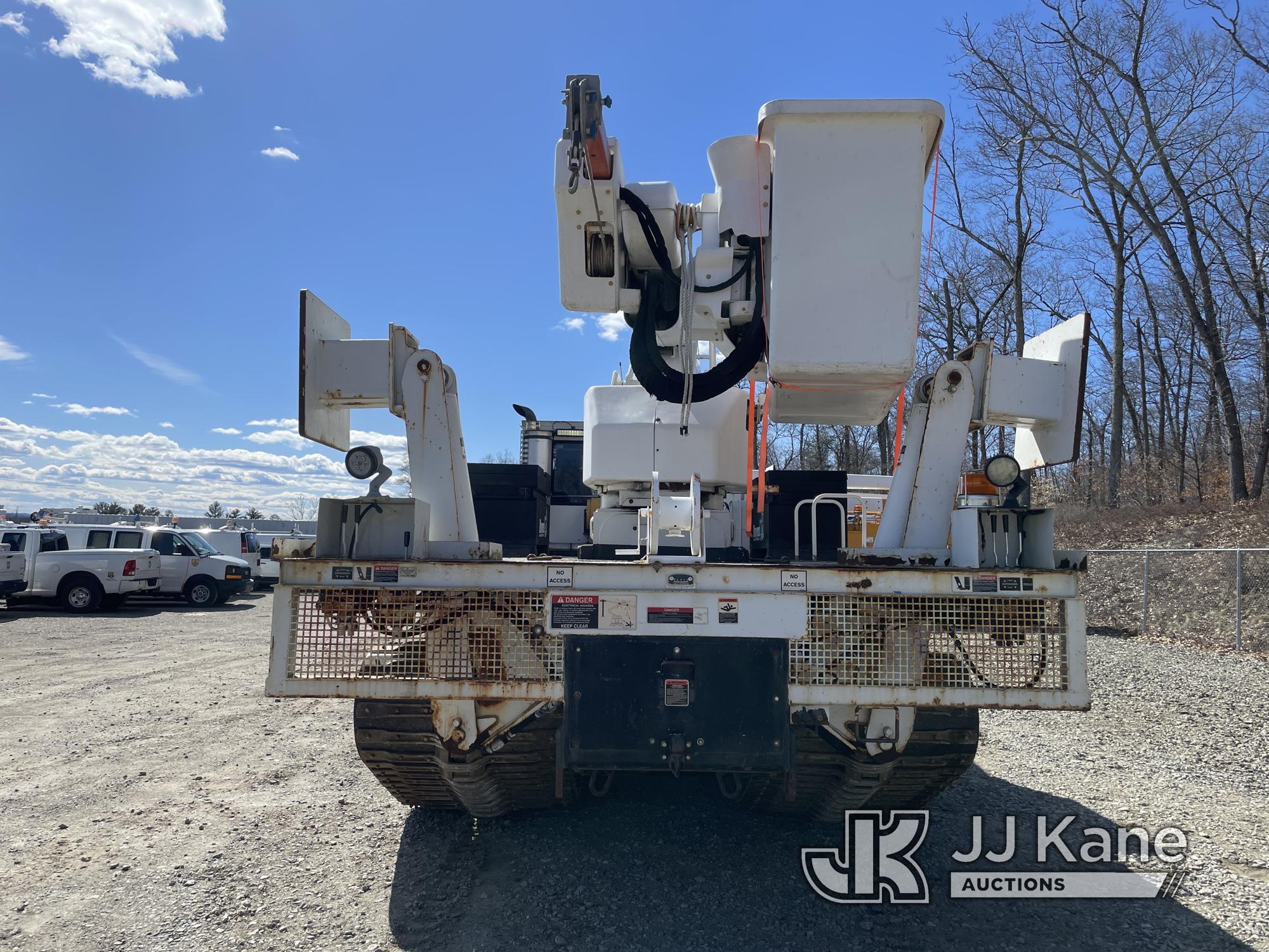 (Shrewsbury, MA) Altec A72-T, Telescopic Material Handling Bucket rear mounted on 2011 Prinoth GT300