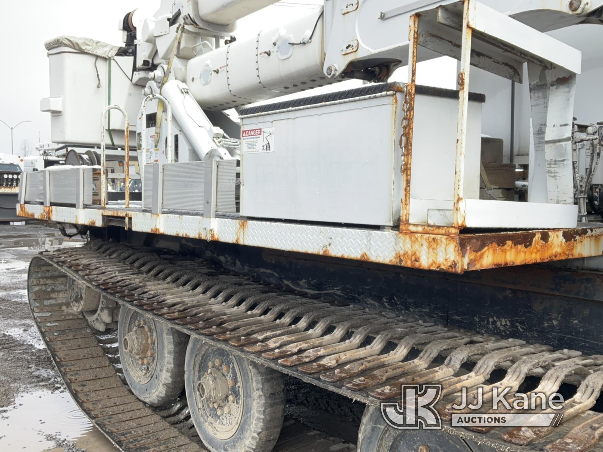 (Rome, NY) Terex/HiRanger TM-105, Articulating & Telescopic Material Handling Bucket Truck rear moun