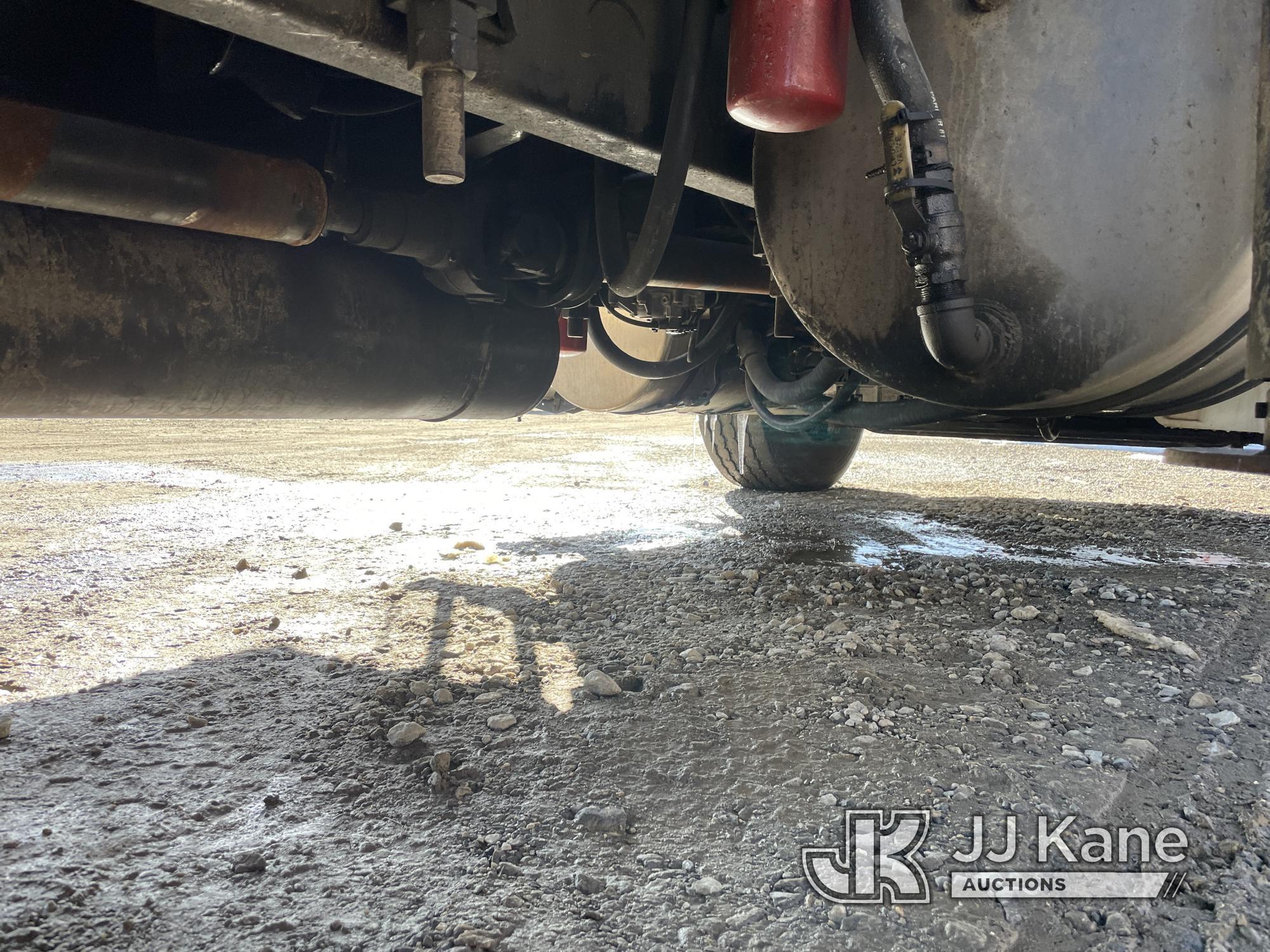 (Shrewsbury, MA) Palfinger PK36002, Knuckleboom Crane mounted behind cab on 2007 Freightliner M2 112