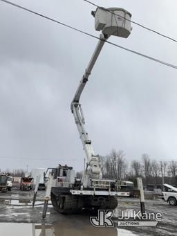 (Rome, NY) Terex/HiRanger TM-105, Articulating & Telescopic Material Handling Bucket Truck rear moun