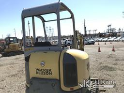 (Plymouth Meeting, PA) 2015 Wacker EZ28 Mini Hydraulic Excavator Runs & Operates, Body Damage, Unkno