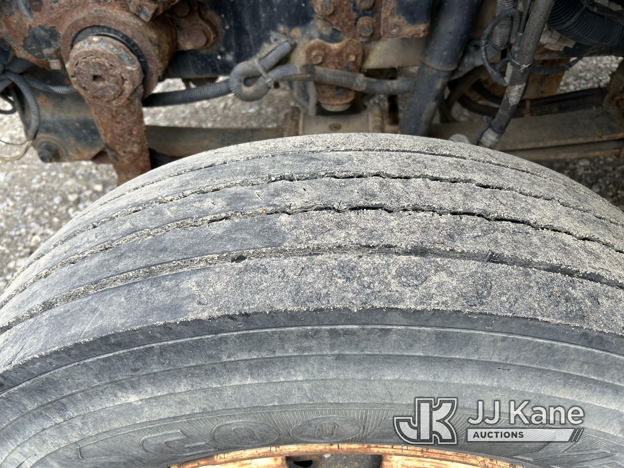 (Shrewsbury, MA) Altec DM47-TR, Digger Derrick rear mounted on 2008 International 7300 4x4 Utility T