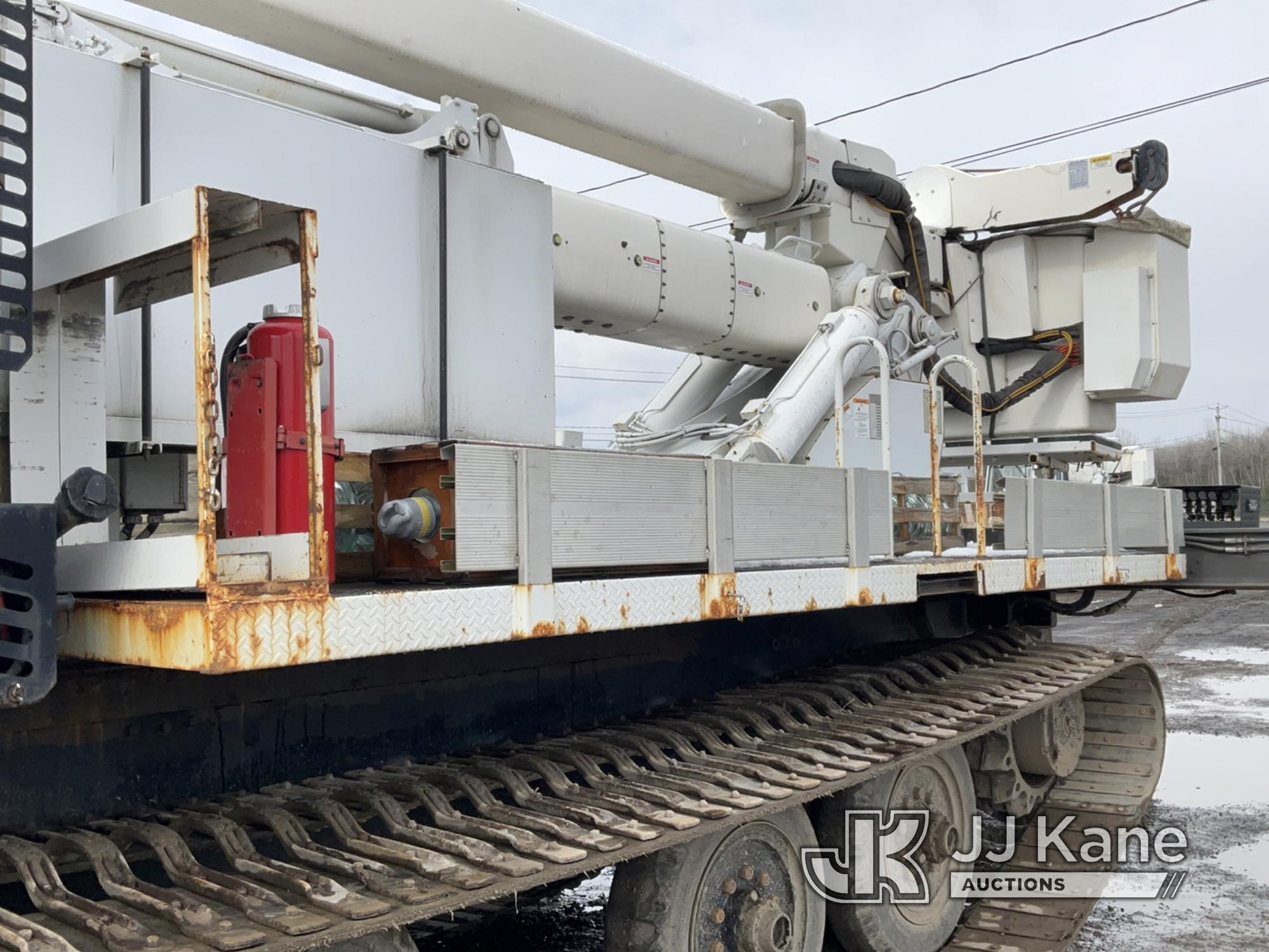 (Rome, NY) Terex/HiRanger TM-105, Articulating & Telescopic Material Handling Bucket Truck rear moun