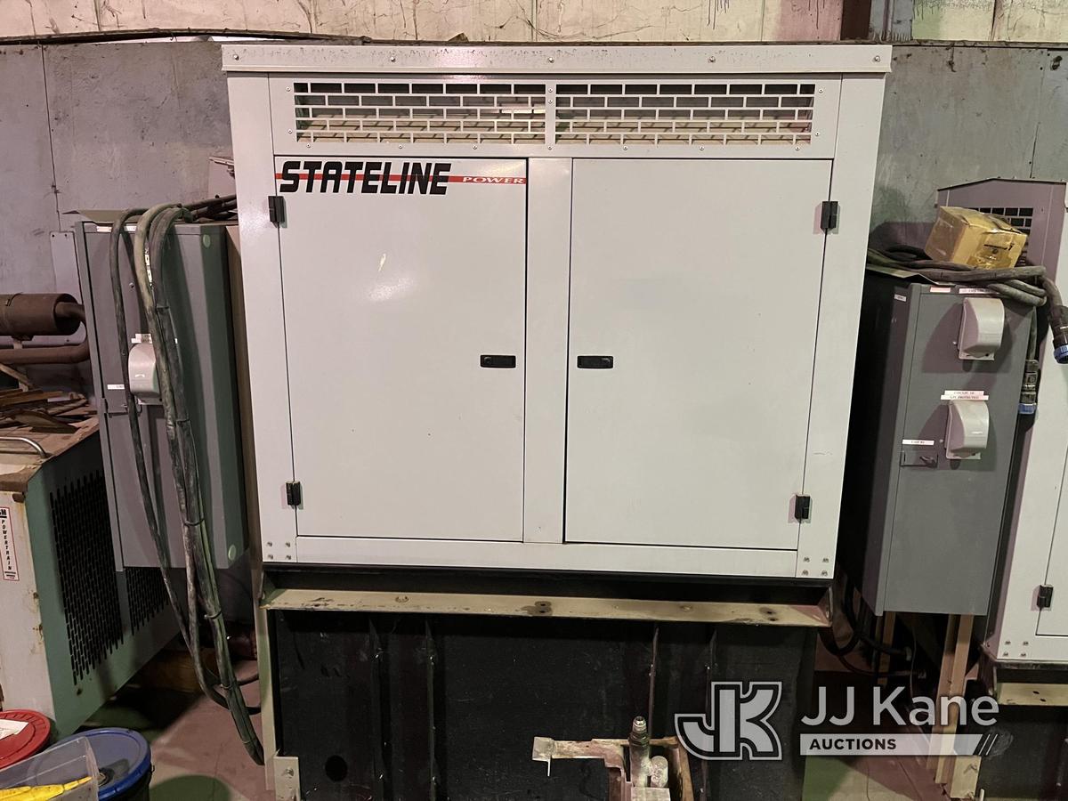 (Shrewsbury, MA) 2011 Stateline Power SJ-30 Marathon Electric 30 KW Generator Running & Operating Wh