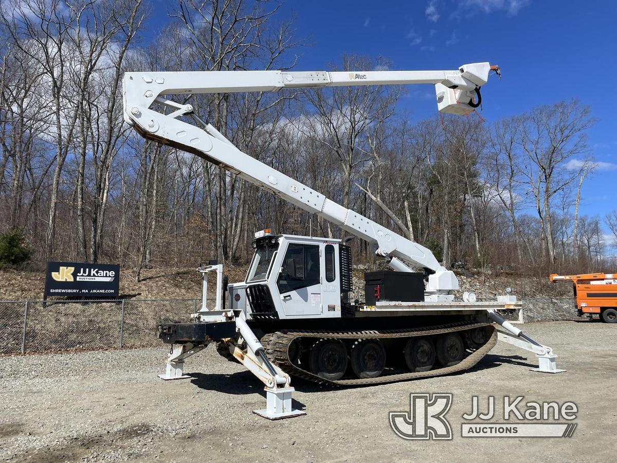 (Shrewsbury, MA) Altec A72-T, Telescopic Material Handling Bucket rear mounted on 2011 Prinoth GT300