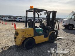 (Shrewsbury, MA) 2005 Komatsu FD30T-14 Rubber Tired Forklift Runs, Moves & Operates