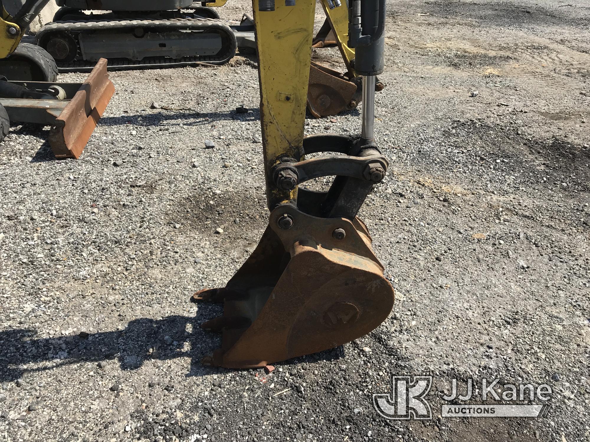 (Plymouth Meeting, PA) 2016 Wacker EZ28 Mini Hydraulic Excavator Runs & Operates, Body Damage