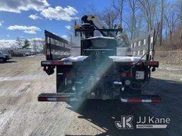 (Shrewsbury, MA) Palfinger PK36002, Knuckleboom Crane mounted behind cab on 2007 Freightliner M2 112