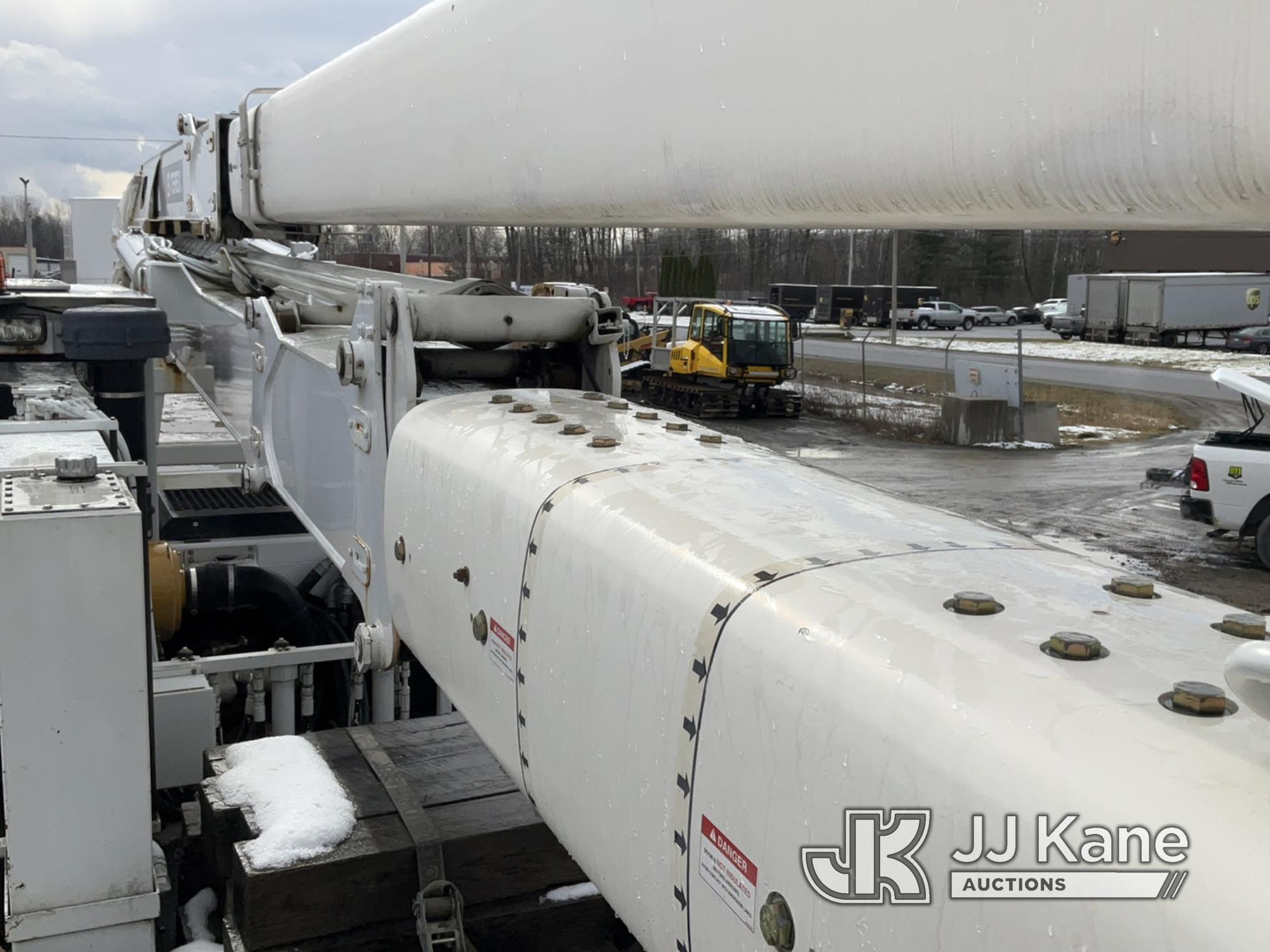 (Rome, NY) Terex/HiRanger TM-105, Articulating & Telescopic Material Handling Bucket Truck rear moun