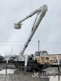 (Rome, NY) Terex/HiRanger TM-105, Articulating & Telescopic Material Handling Bucket Truck rear moun