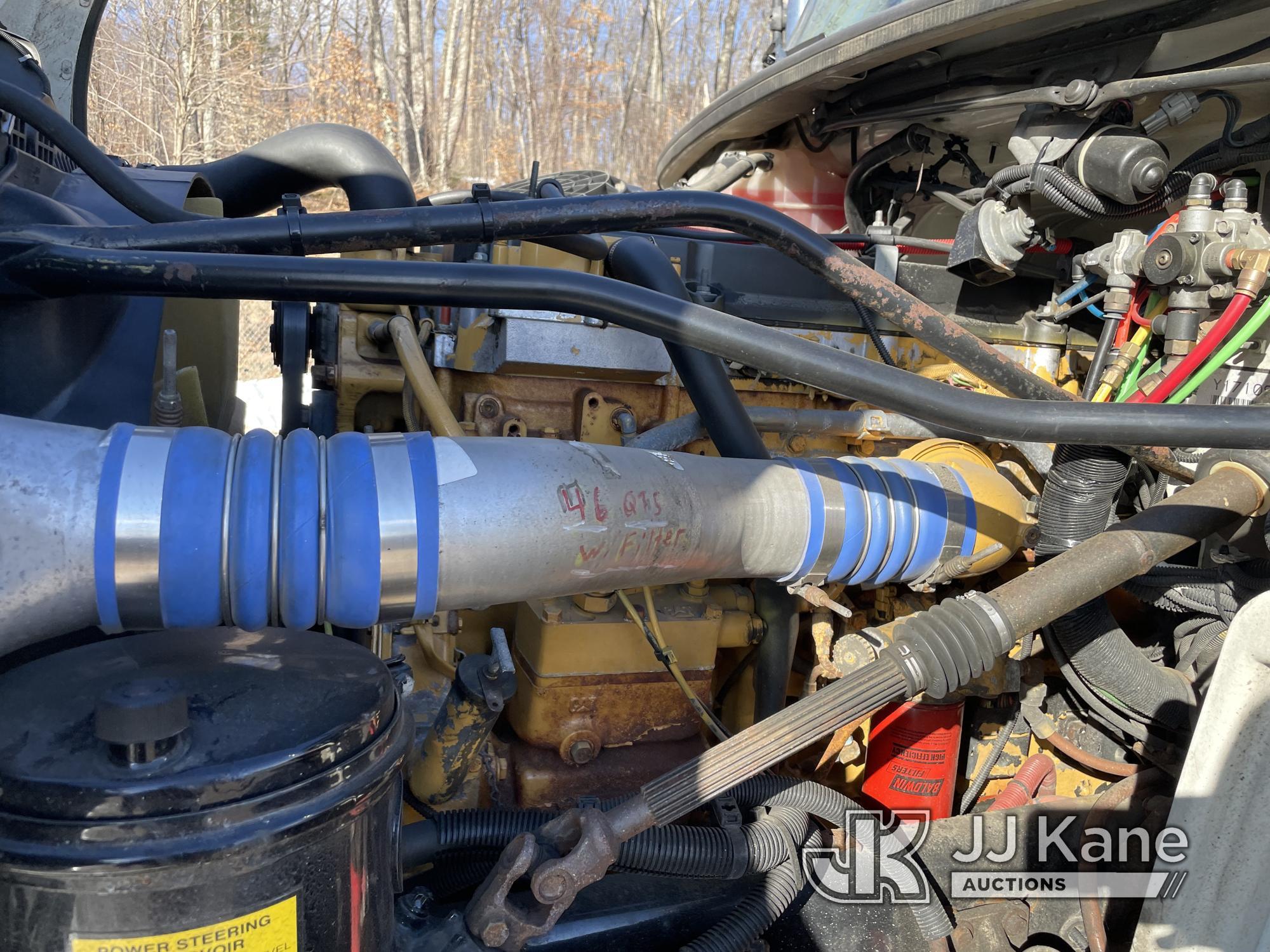 (Shrewsbury, MA) Palfinger PK36002, Knuckleboom Crane mounted behind cab on 2007 Freightliner M2 112