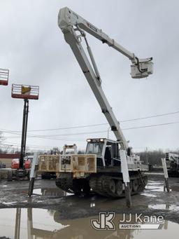 (Rome, NY) Terex/HiRanger TM-105, Articulating & Telescopic Material Handling Bucket Truck rear moun