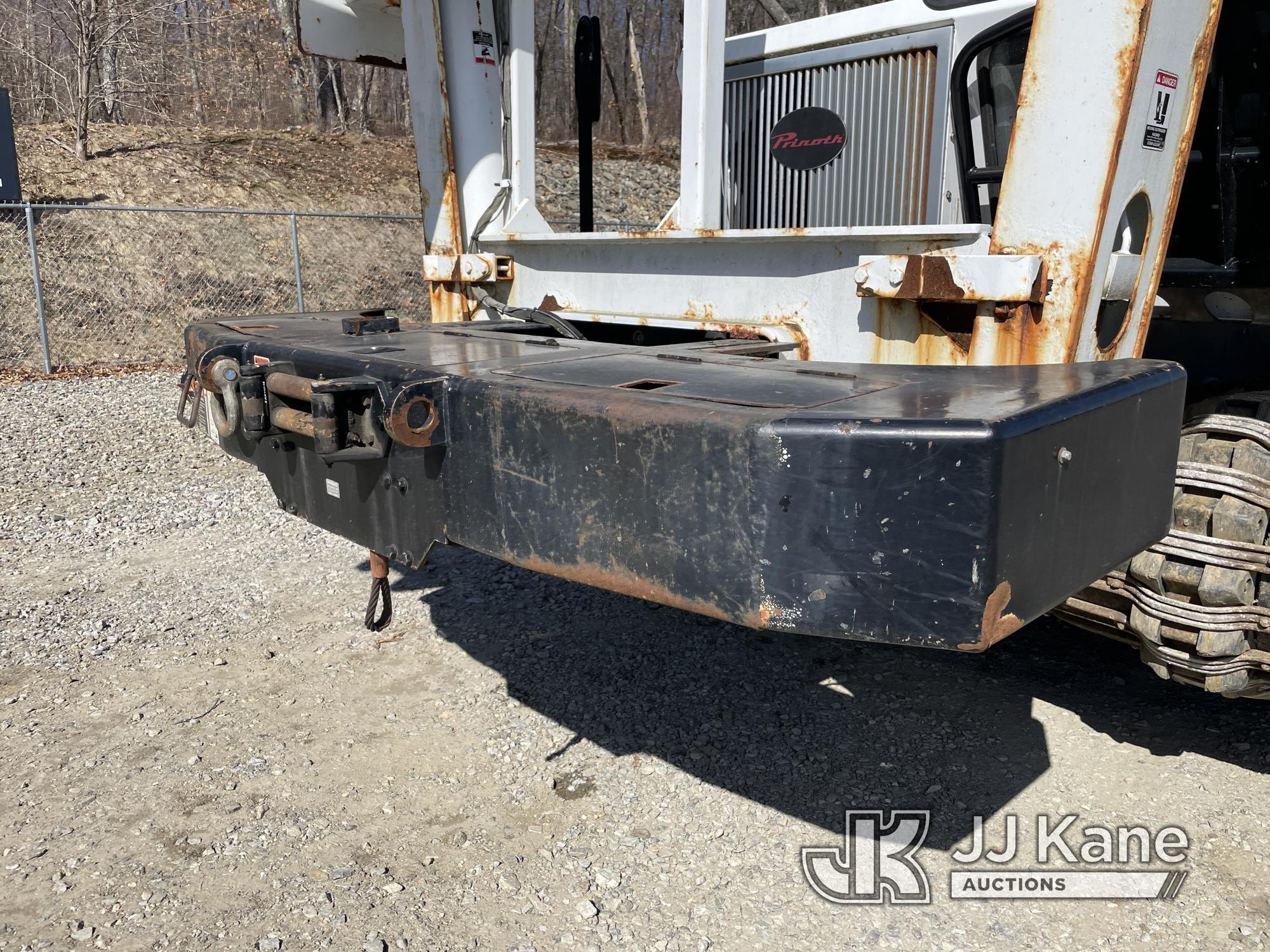 (Shrewsbury, MA) Altec A72-T, Telescopic Material Handling Bucket rear mounted on 2011 Prinoth GT300