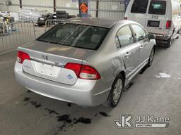 (Jurupa Valley, CA) 2009 Honda Civic GX 4-Door Sedan Runs & Moves, Expired CNG Tank 2022