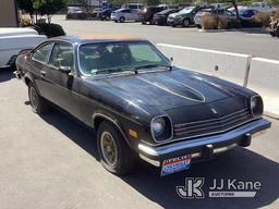 (Jurupa Valley, CA) 1976 Chevrolet Vega 2-Door Coupe Not Running, Condition Unknown,