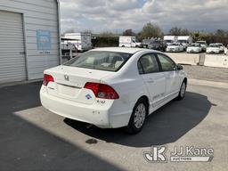 (Jurupa Valley, CA) 2007 HONDA CIVIC 4-Door Sedan Runs & Moves, CNG Tank Expired: 10/2021