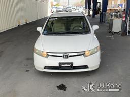 (Jurupa Valley, CA) 2007 HONDA CIVIC 4-Door Sedan Runs & Moves, CNG Tanks Expired In 2022