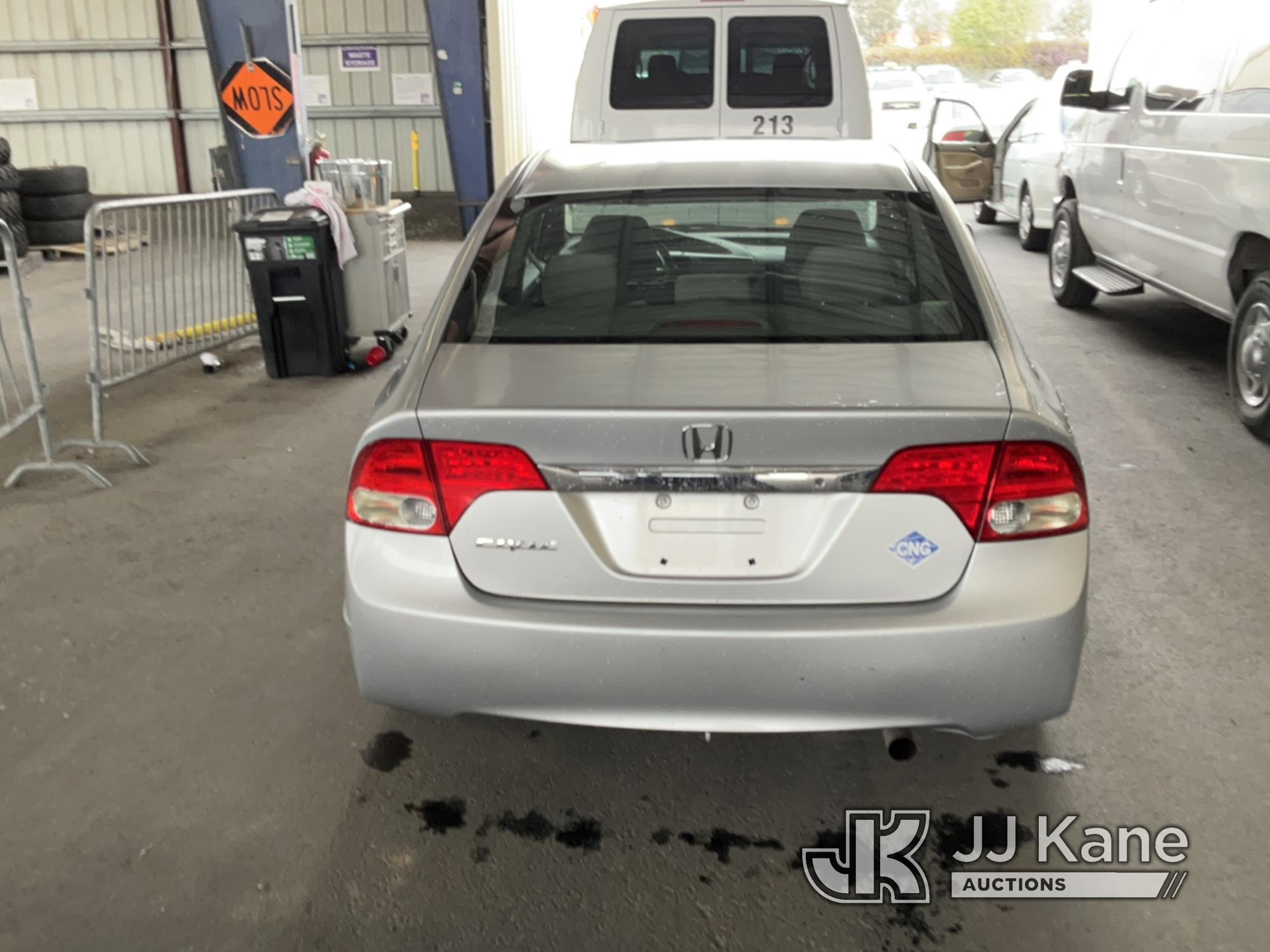 (Jurupa Valley, CA) 2009 Honda Civic GX 4-Door Sedan Runs & Moves, Expired CNG Tank 2022