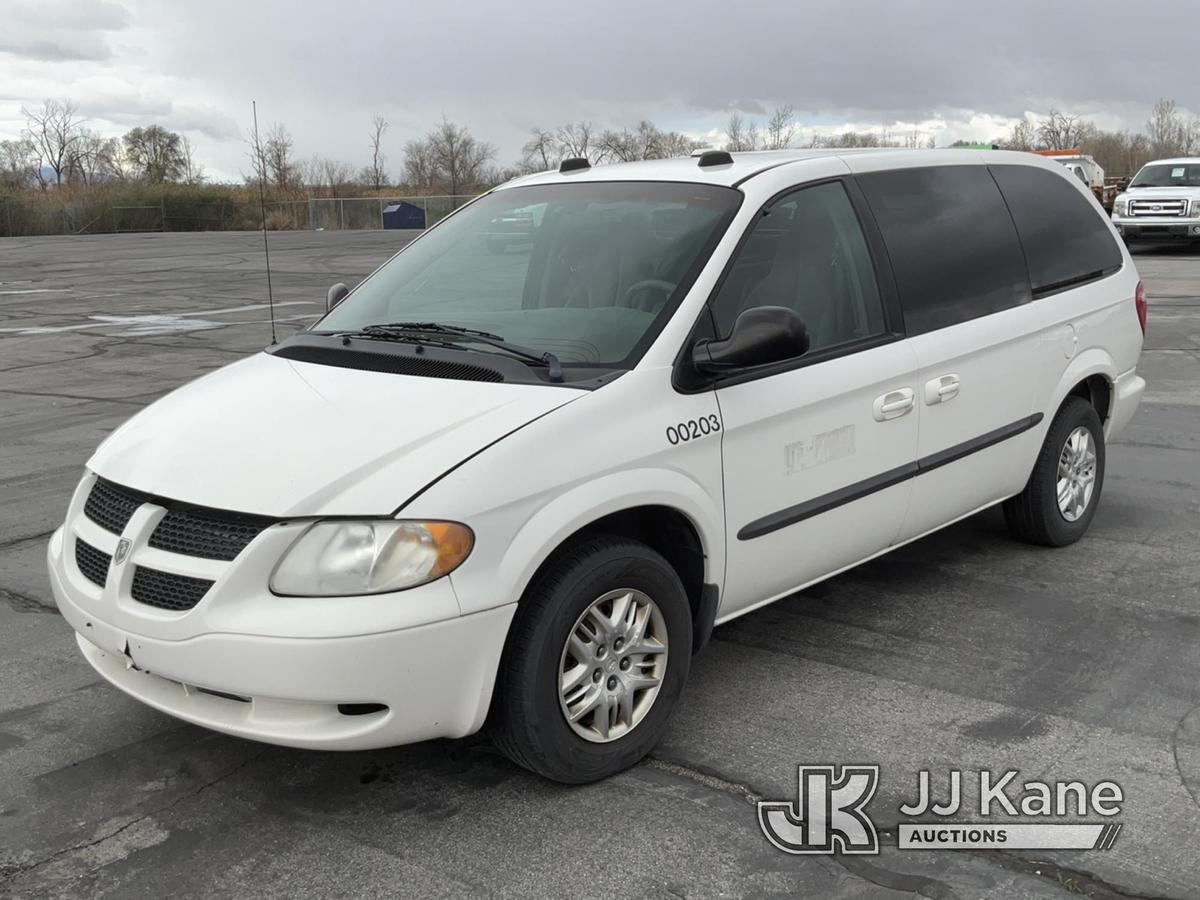 (Salt Lake City, UT) 2002 Dodge Grand Caravan Van Runs & Moves) (Bad Battery or Alternator