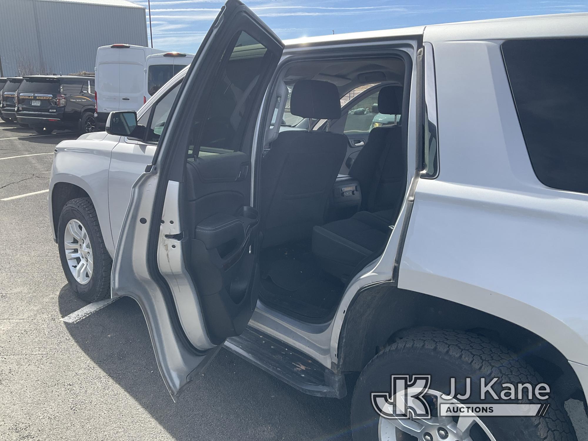 (Castle Rock, CO) 2018 Chevrolet Tahoe Police Package 4x4 4-Door Sport Utility Vehicle Runs & Moves