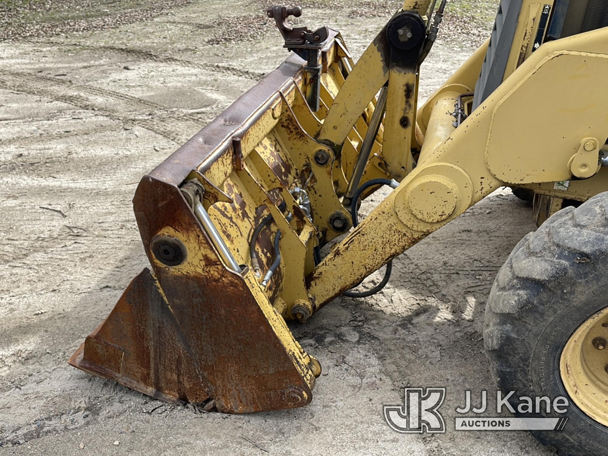 (Oakhurst, CA) Caterpillar 416 4x4 Tractor Loader Backhoe Runs & Operates