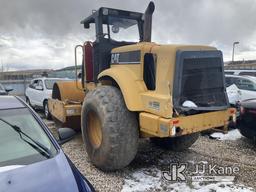 (Castle Rock, CO) 2000 Caterpillar CS-563D Vibratory Roller Runs, Moves & Operates